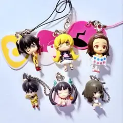 物語シリーズ マスコットストラップ＆スイング 6点セット