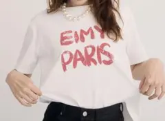 EIMY ISTOIREペンキ風ロゴEIMYPARISTシャツのサムネイル