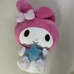 12/16迄の特価！【美品】サンリオ　くじ　特大　マイメロ　ぬいぐるみ