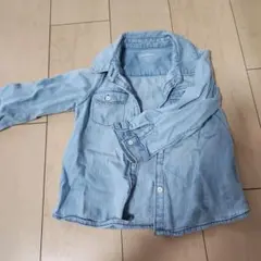 ライトブルー デニムシャツ 100cm