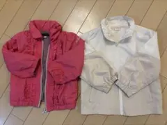 Be Beピンクフリルジャケット90と西松屋ホワイトジャケット95セットのサムネイル
