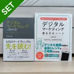 【2冊セット】デジタルマーケティングの教科書・見るだけノートのサムネイル