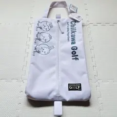 【新品】　ちいかわ　シューズケース　ゴルフ　ホワイト　ハチワレ　うさぎ　スポーツ