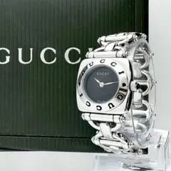 【新品電池/稼働】グッチ 6400L 腕時計 レディース クォーツ シルバー GUCCI / グッチ / 6400L / 1990年代 / ヴィンテージウォッチ