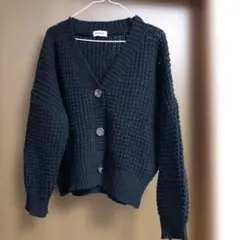 レディース カーディガン size M 黒