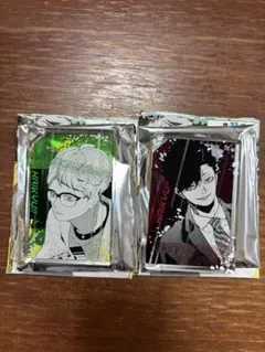 ハイキュー!! 及川の「全員倒す」ドミノ風アクキー 黒尾＋月島