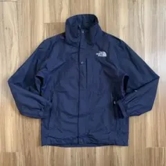 Sノースフェイスハイベントネイビー紺マウンテンジャケットジップインジップ