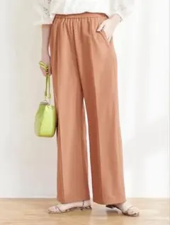 【美品】green label relaxing ワイドパンツ