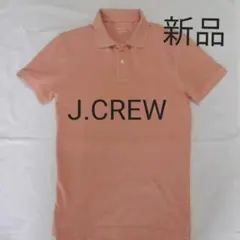 【新品】J.CREW スリムフィット ポロシャツ サーモンピンクのサムネイル