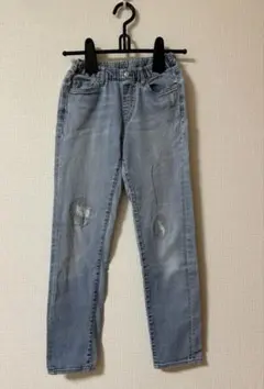 ★UNIQLO ユニクロ ダメージ加工ジーンズ キッズ 145-155cm★