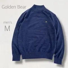 Golden Bear ニットセーター M ネイビー 薄手 上質 上品 着回し