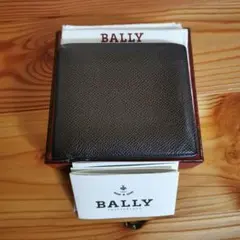 BALLY　バリー　二つ折り財布　ダークブラウン　レザー　カーフのサムネイル