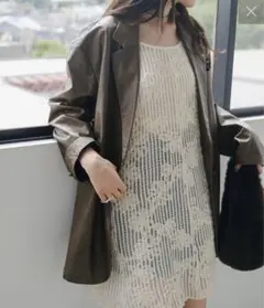 お値下げ中Kastane カスタネ 【前後2WAY】フラワーレースミニワンピース