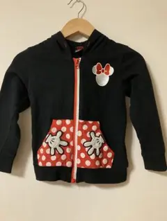 ミニーマウス フード付きトレーナー BABYDOLL110(j60)