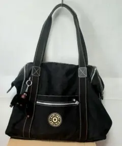 お値下げ！Kipling キプリング 　ブラックトートバッグ モンキーチャーム付