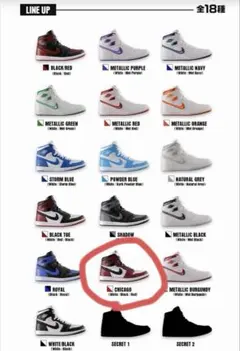 NIKE Air Jordan 1 ナイキ ガチャガチャ　CHICAGO