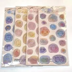 ちいかわ メルティシュシュ シール シーリングスタンプ風シール　4種セット