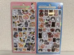 【新作】ボンボンドロップシール　和柄　2種　新品未開封　犬　猫