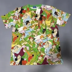 未使用品　東京ディズニーリゾート ピーターパン 総柄Tシャツ Lサイズのサムネイル