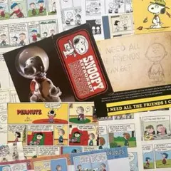 H73 スヌーピー紙もの20枚セット （洋書切り離し・日めくりカレンダー）
