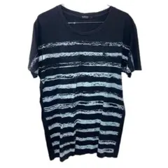 BURBERRY BLACK LABEL バーバリー ボーダーTシャツ y2k