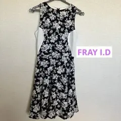 【美品】FRAY I.D♡ノースリーブ花柄ワンピース