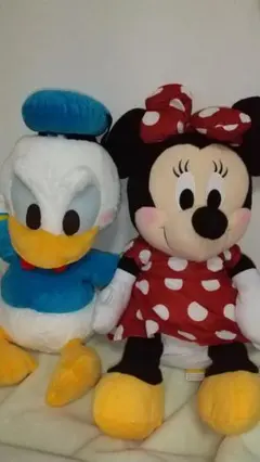 ドナルドダック&ミニーマウス ぬいぐるみセット