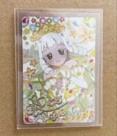 ひみつのアイプリ　つむぎ サイン　フラワーバズリウムクローバー