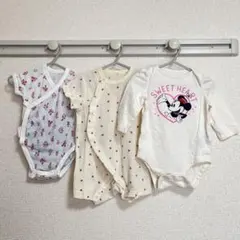 オールブランド　ロンパース　60cm 3点セット　まとめ売り　女の子　ベビー