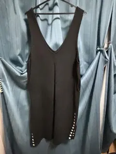 グラニフ　graniph スリーブレスVネックワンピース/フェージズオブザムーン