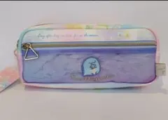 すみっコぐらし とかげ　パステルカラー筆箱　ポケット付ペンポーチ