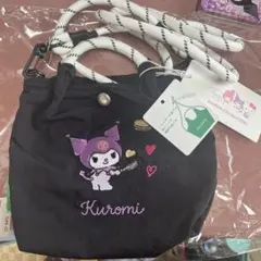 Sanrio Kuromi ナイロン ショルダー バッグのサムネイル