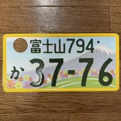 観賞用 普通車 元気の花を日本中に咲かせよう！ナンバープレート