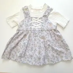 プティマイン 花柄トップス 80サイズ