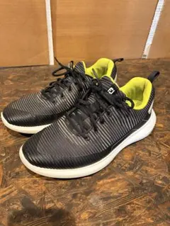 FootJoy ゴルフシューズ 黒/黄のサムネイル