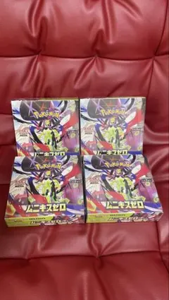 ポケモンカード ムニキスゼロ 4箱セット 未開封シュリンク付き