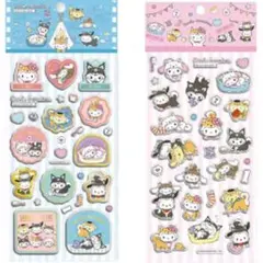 サンリオキャラクターズ 2種セット ぷっくりシール ぷくぷくシール 正規品