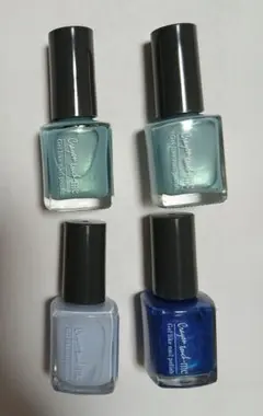 TM ネイルポリッシュM パールブルー2点 パールコバルト サックスブルー