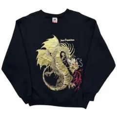 ドラゴン サンフランシスコ スウェット usa製 90s