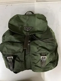 プラダPRADA オリーブグリーン リュック