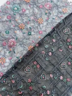 インド刺繍生地