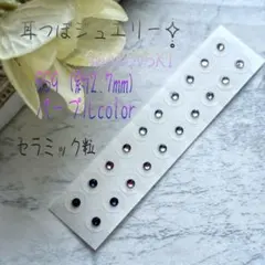 耳つぼジュエリー20粒‧✧̣̥̇パープルcolor‧✧̣̥̇‧セラミック粒