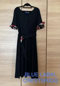 ブルーレーベルクレストブリッジ　ワンピース　黒のサムネイル