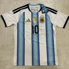 正規品 アルゼンチン代表 2022 ホームユニ W杯決勝仕様 メッシ #10