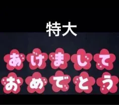 壁面飾り　特大　あけまして　おめでとう