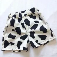 ショートパンツ 100cm カウ柄 牛柄 ダンス アニマル ウッディ ディズニー