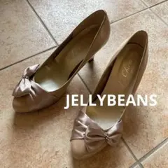 パンプス ヒール リボン ジェリービーンズ JELLYBEANS ブランド 靴