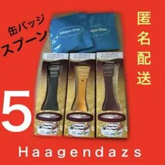 ハーゲンダッツ オリジナルスプーン 3種セット➕巻バッチ２個セットのサムネイル