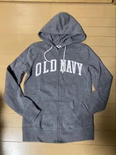 オールドネイビー　OLD NAVY 　ジップアップパーカー　グレーのサムネイル