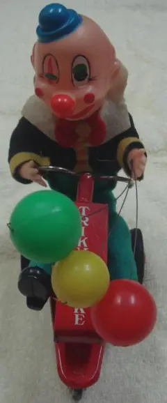 クラウン トライキートライクおもちゃ　ピエロ ピエロ 三輪車のオモチャ箱付！ クラウン トライキートライクおもちゃ ピエロ ピエロ 三輪車の
